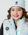 Pow Kids Cropped Puffer Vest