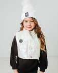 Pow Kids Cropped Puffer Vest