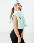 Pow Kids Cropped Puffer Vest