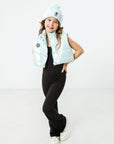 Pow Kids Cropped Puffer Vest