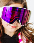 Polarized Goggles with Snow Bunny Band - 2 Revo Lenses (KIDS)