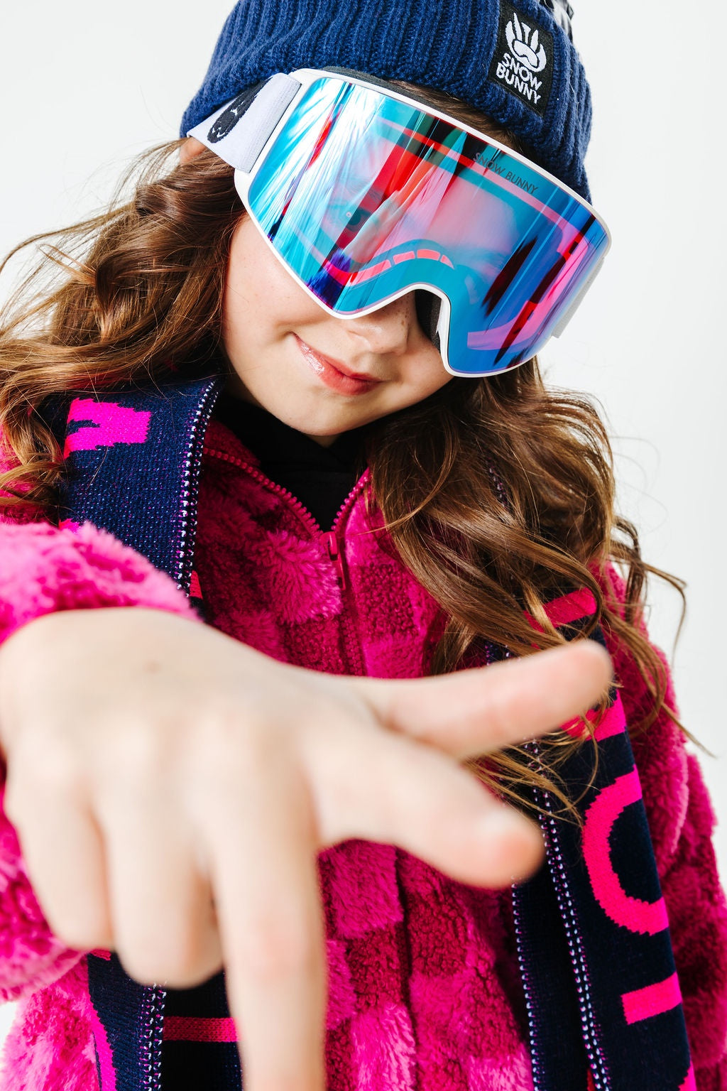 reben goggles Polarized Goggles with Snow Bunny Band