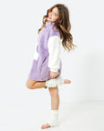 Kids Snowplow Fleece Hoodie Dress