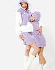 Snowplough Adult Fleece Hoodie Dress