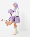 Snowplow Fleece Hoodie Dress Adult