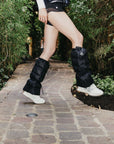 Down Filled Leg Warmers