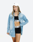 Breck Distressed Denim Shirt