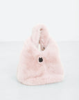 Snow Bunny Rex Rabbit Fur Bucket Bag