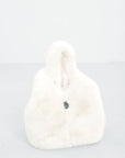 Snow Bunny Rex Rabbit Fur Bucket Bag
