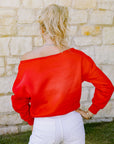 Off Shoulder Sweatshirts