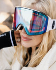 Polarized Goggles with Snow Bunny Band - 3 Revo Lenses