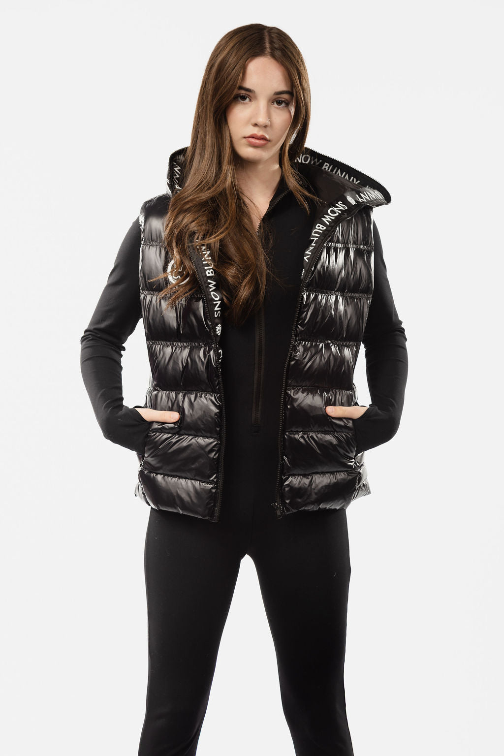 Snow Bunny Medium Length Puffer Vest – Snow Bunny Vail-Aspen Snow Bunny Medium Length Puffer Vest – Snow Bunny Vail-Aspen