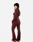 Contrasting Stitch Thermal Onesie