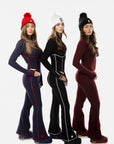 Contrasting Stitch Thermal Onesie