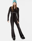 Contrasting Stitch Thermal Onesie