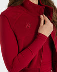 Snow Bunny Cropped Fleece Zip Vest