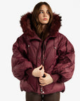 Vail Puffer Down Insolated Jacket w/Fox Fur Hood