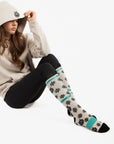 Medium Mint Adult Ski Socks