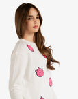Snow Bunny Poppy Logo Women's Sweatshirt