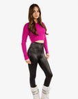 Shiny High Waist Yoga Pants