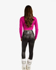 Shiny High Waist Yoga Pants