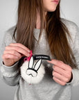 Snow Bunny Lucky Rabbit Bag Charms/Keychain