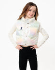 Pow Kids Cropped Puffer Vest