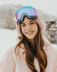 Polarized Goggles with Snow Bunny Band - 2 Revo Lenses (ADULT)