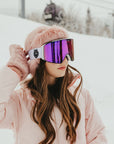 Polarized Goggles with Snow Bunny Band - 2 Revo Lenses (ADULT)