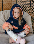 Kids Snowplow Fleece Hoodie Dress