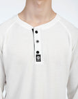 Powder Waffle Knit Henley