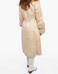 Pleasant Mtn Long Coat with Faux Fur