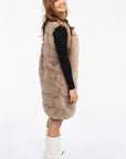 Cervinia Faux Fur Sleeveless Coat