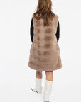 Cervinia Faux Fur Sleeveless Coat