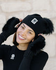 Buttermilk Furry Gloves