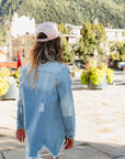 Breck Distressed Denim Shirt