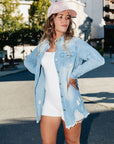 Breck Distressed Denim Shirt