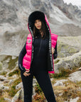 Snow Bunny Medium Length Puffer Vest
