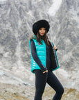 Snow Bunny Medium Length Puffer Vest