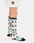 Medium Mint Kids Ski Socks