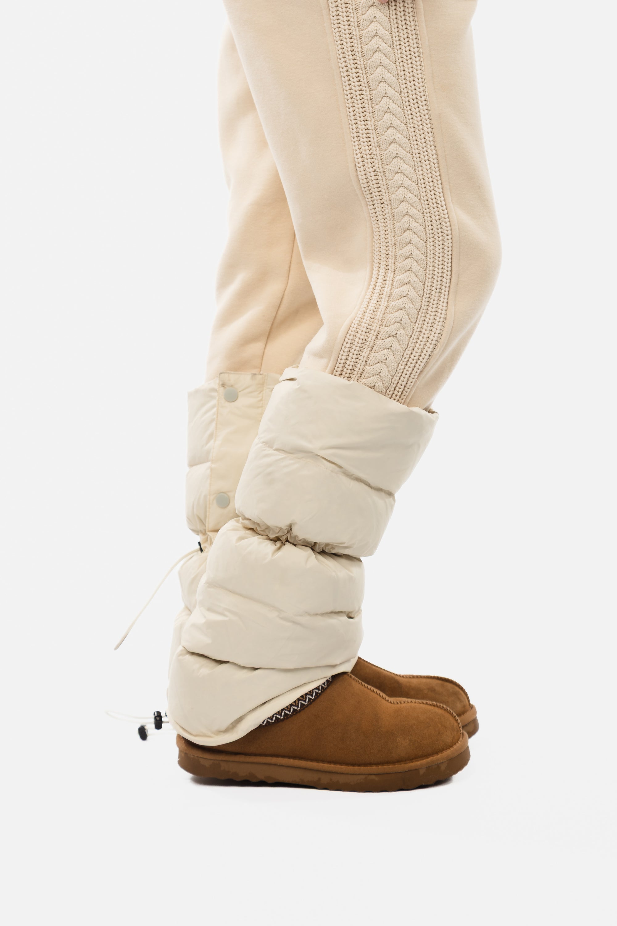 Down Filled Leg Warmers