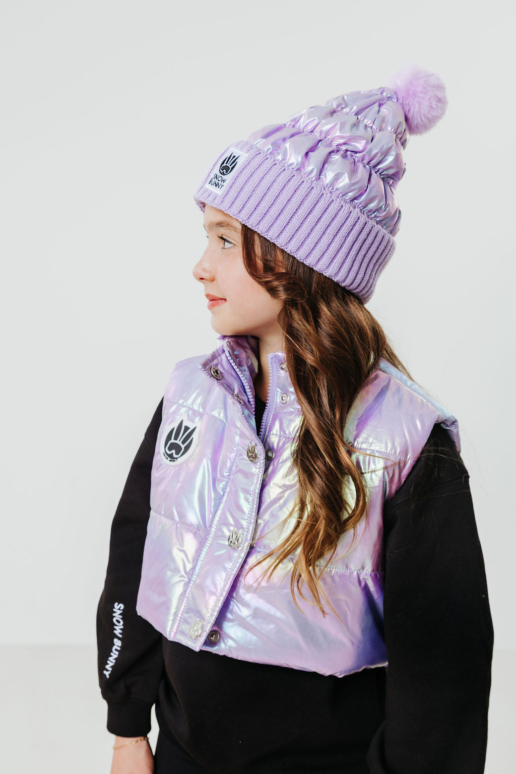 Pow Kids Cropped Puffer Vest