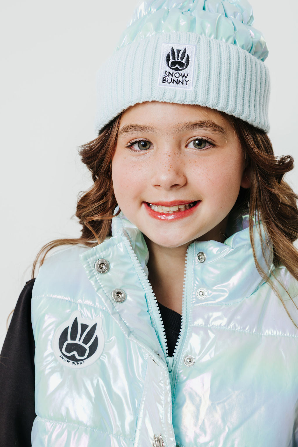 Pow Kids Cropped Puffer Vest