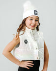 Pow Kids Cropped Puffer Vest