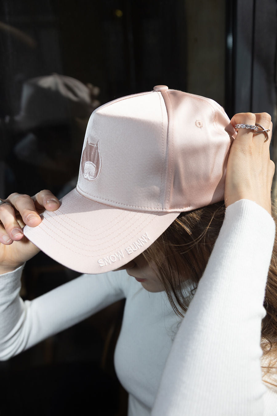 Satin Trucker Hat