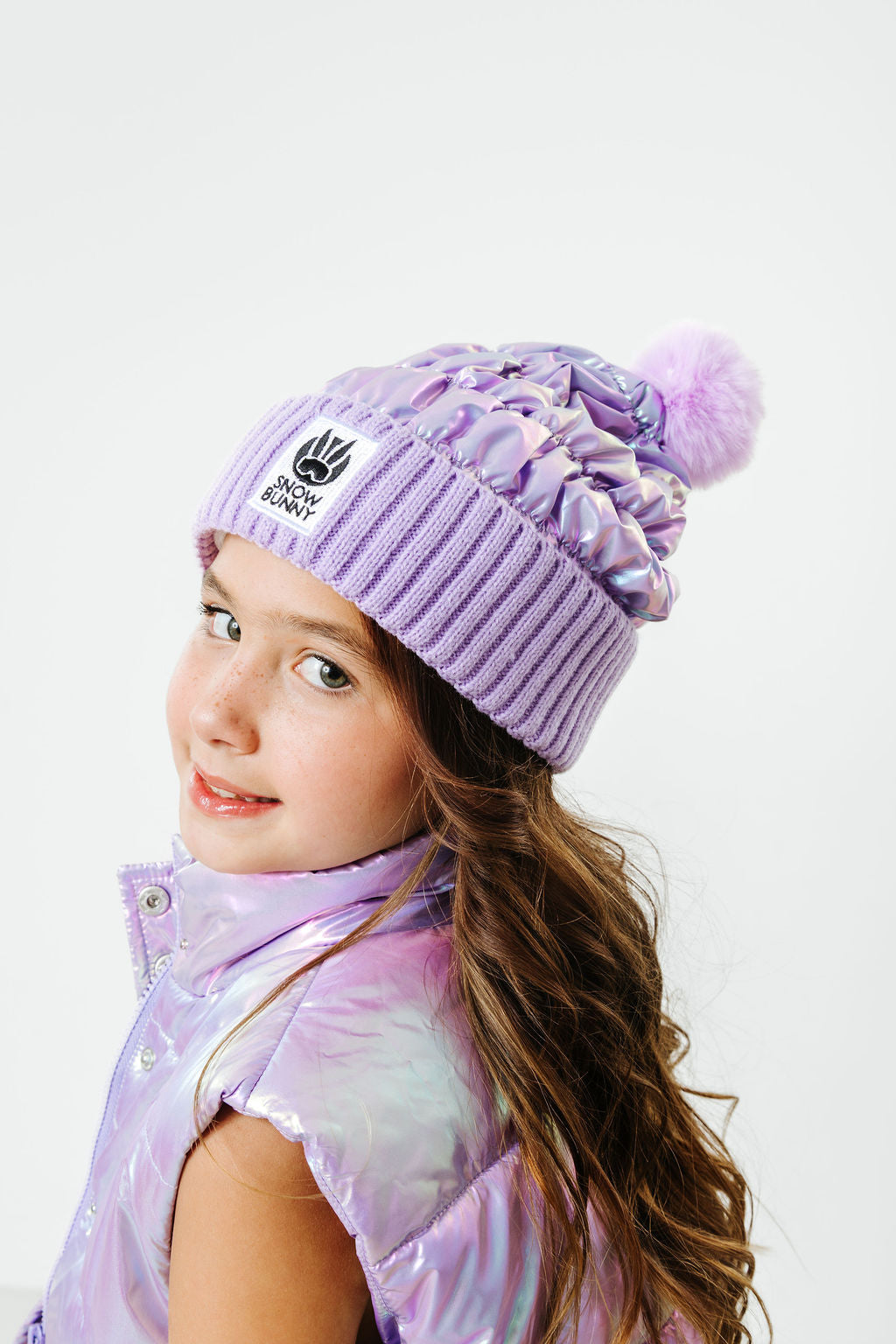 Pow Kids Cropped Puffer Vest