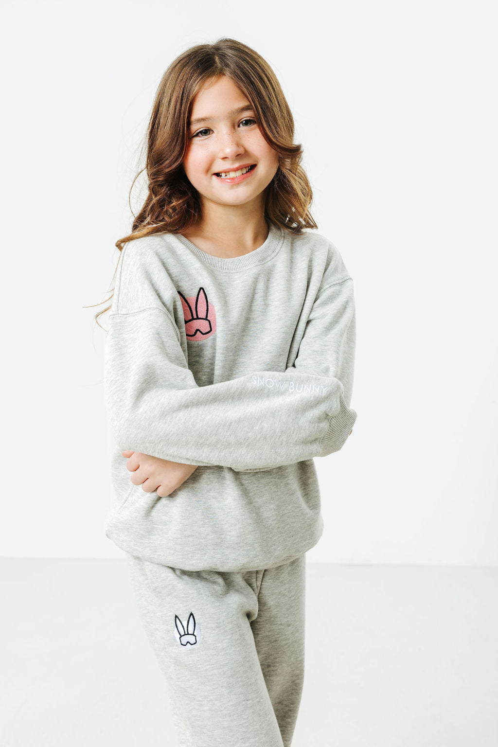 VAIL Kids Sweatshirt with Velvet Embroidery