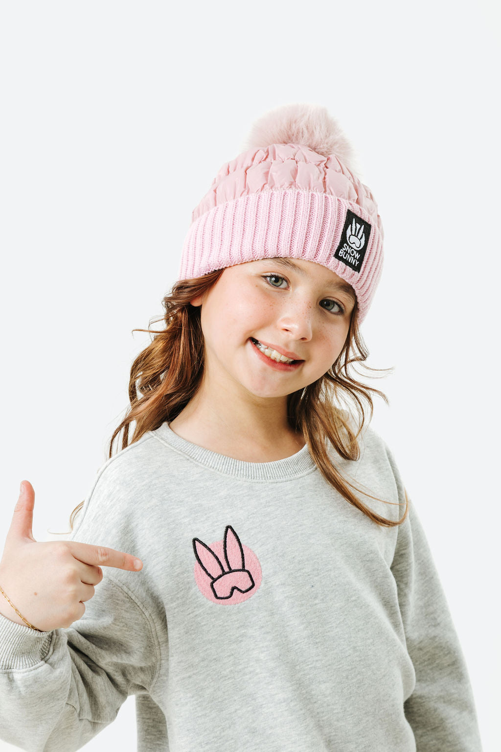 VAIL Kids Sweatshirt with Velvet Embroidery