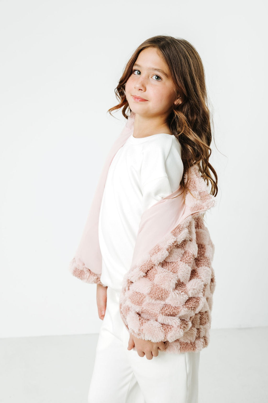 Kids Mogul Checkerboard Coat – SNOW BUNNY
