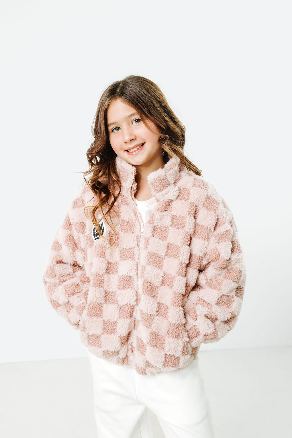 Kids Mogul Checkerboard Coat – SNOW BUNNY